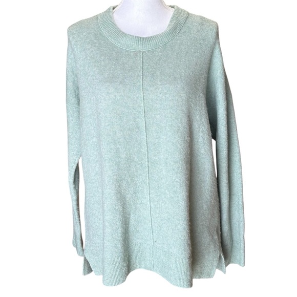Madewell Sage/Mint Green Wool/Alaca Blend Sweater Size Medium - Picture 1 of 7